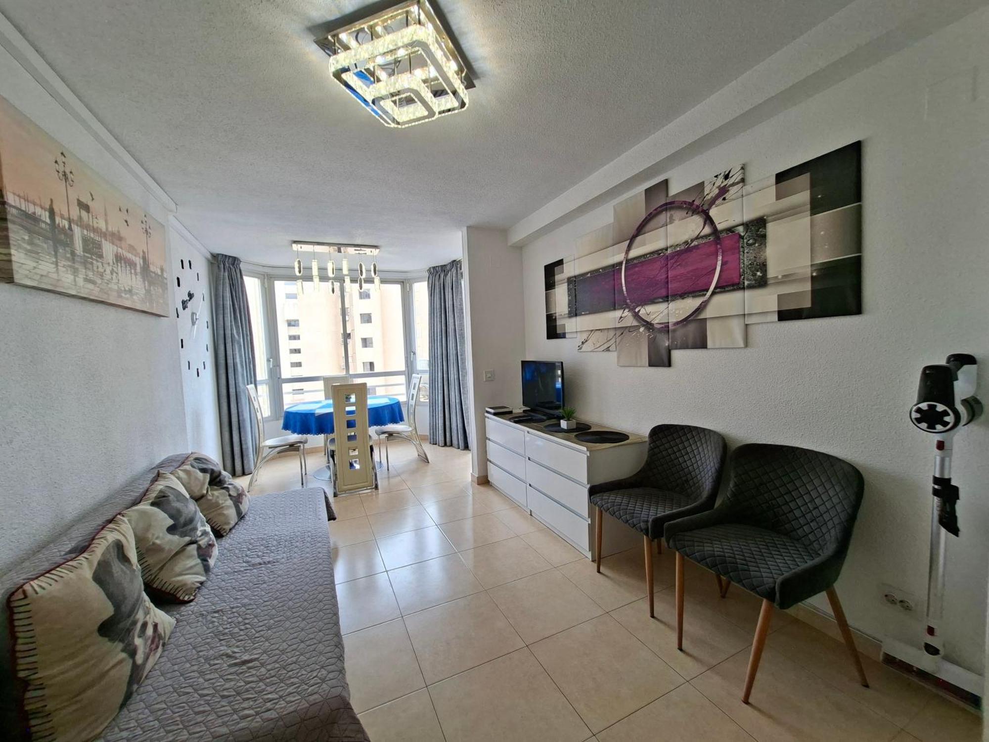 Apartment Alhambra Rincon De Loix Benidorm-sea View-free Parking, Wi-fi, Pool, New Air Conditioning